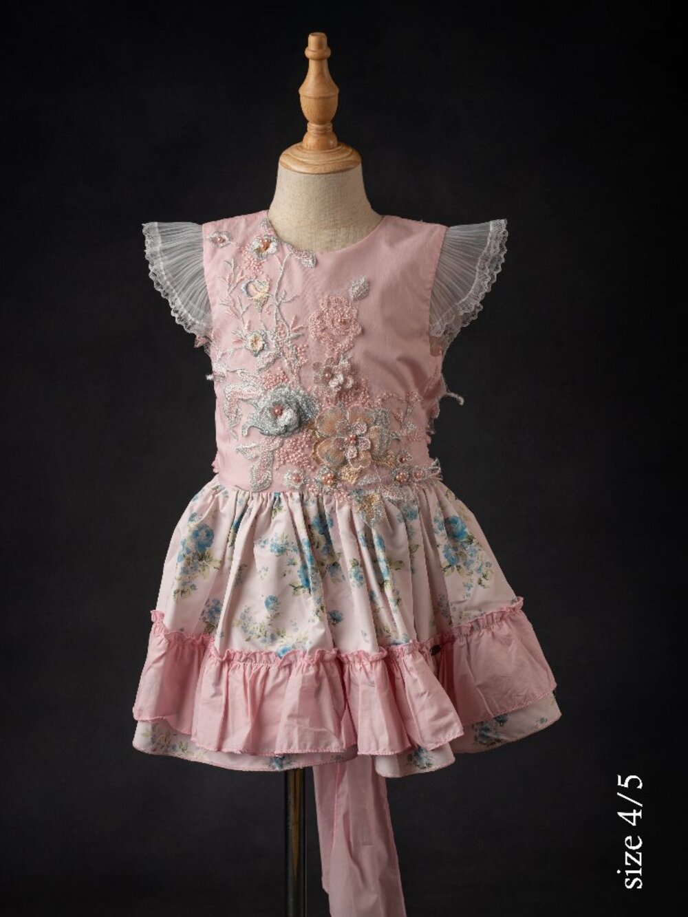 Pettigirl Spring Floral Dress, NEW, size 4/5